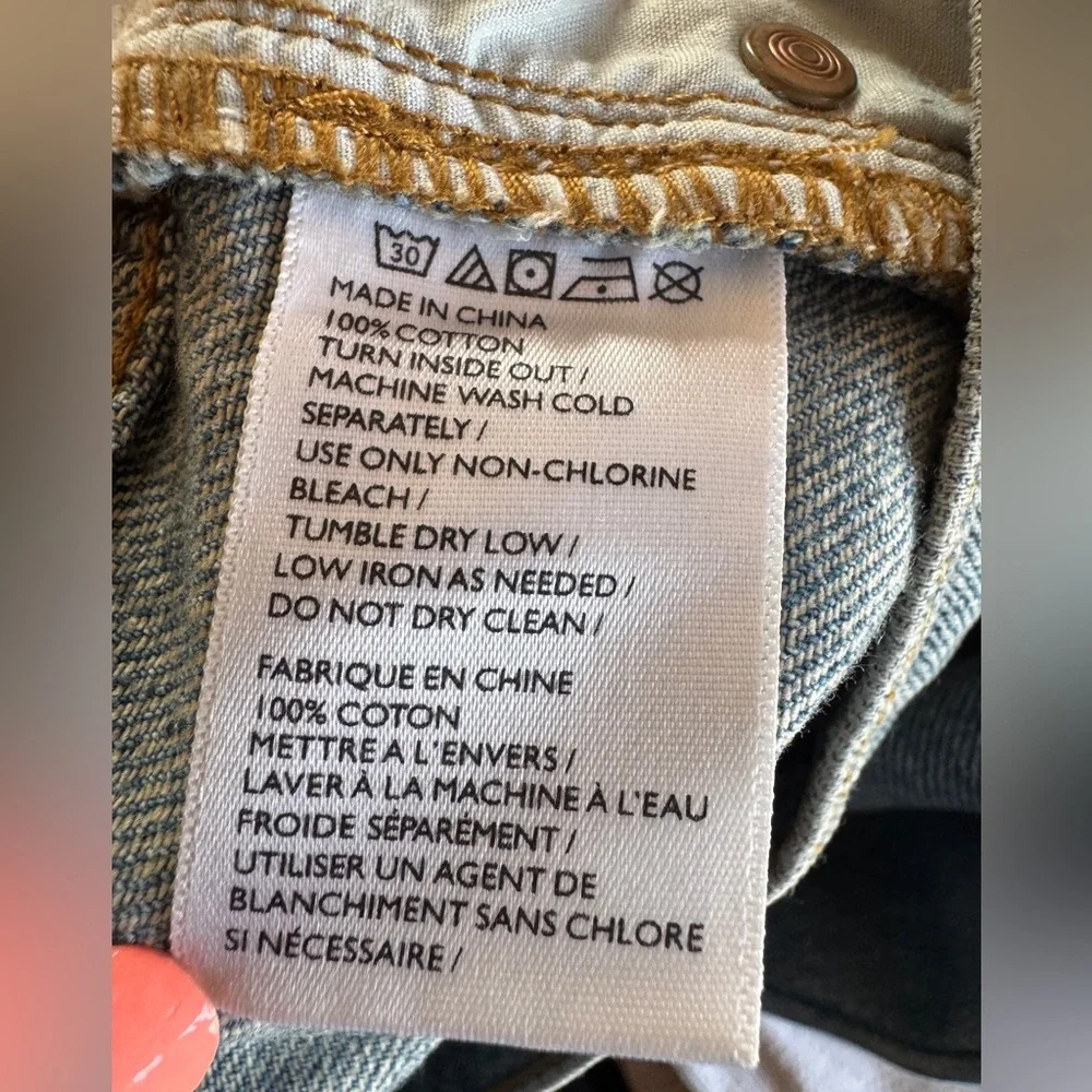 BDG distressed high rise straight leg jeans size 32 - Picture 4 of 6